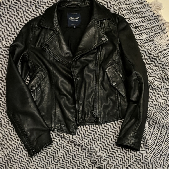 Madewell women's leather jacket
